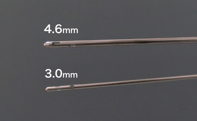 傷跡のサイズを物理的に小さくできる