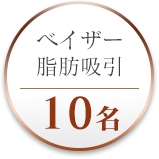 ベイザー脂肪吸引10名