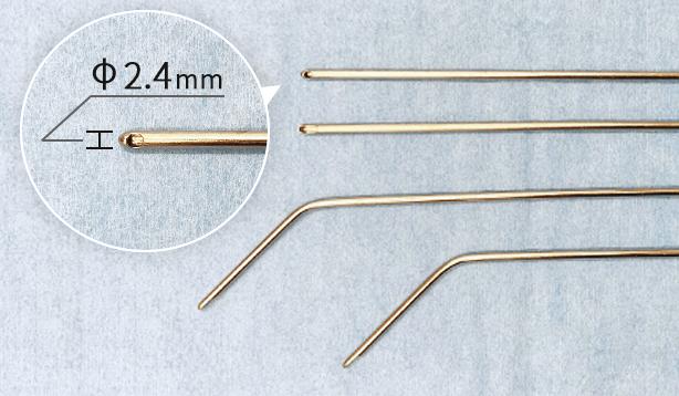 痩せ型にも有効な特注カニューレを使用